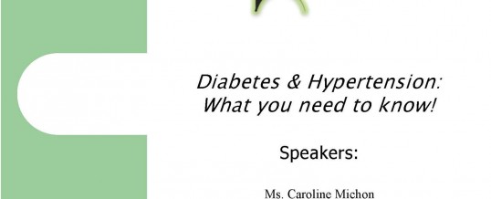 Diabetes & Hypertension – What you need to know!