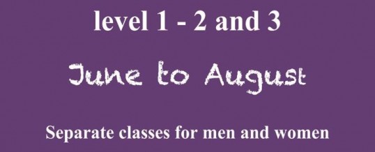 Arabic Summer Classes for Adults